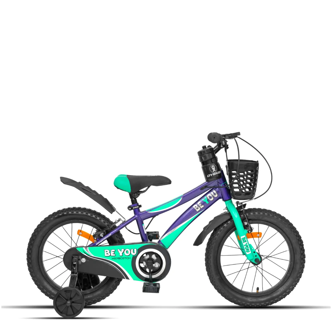 Hopscotch 16T Premium Kids Cycle with Holographic Water Decals Stickers
