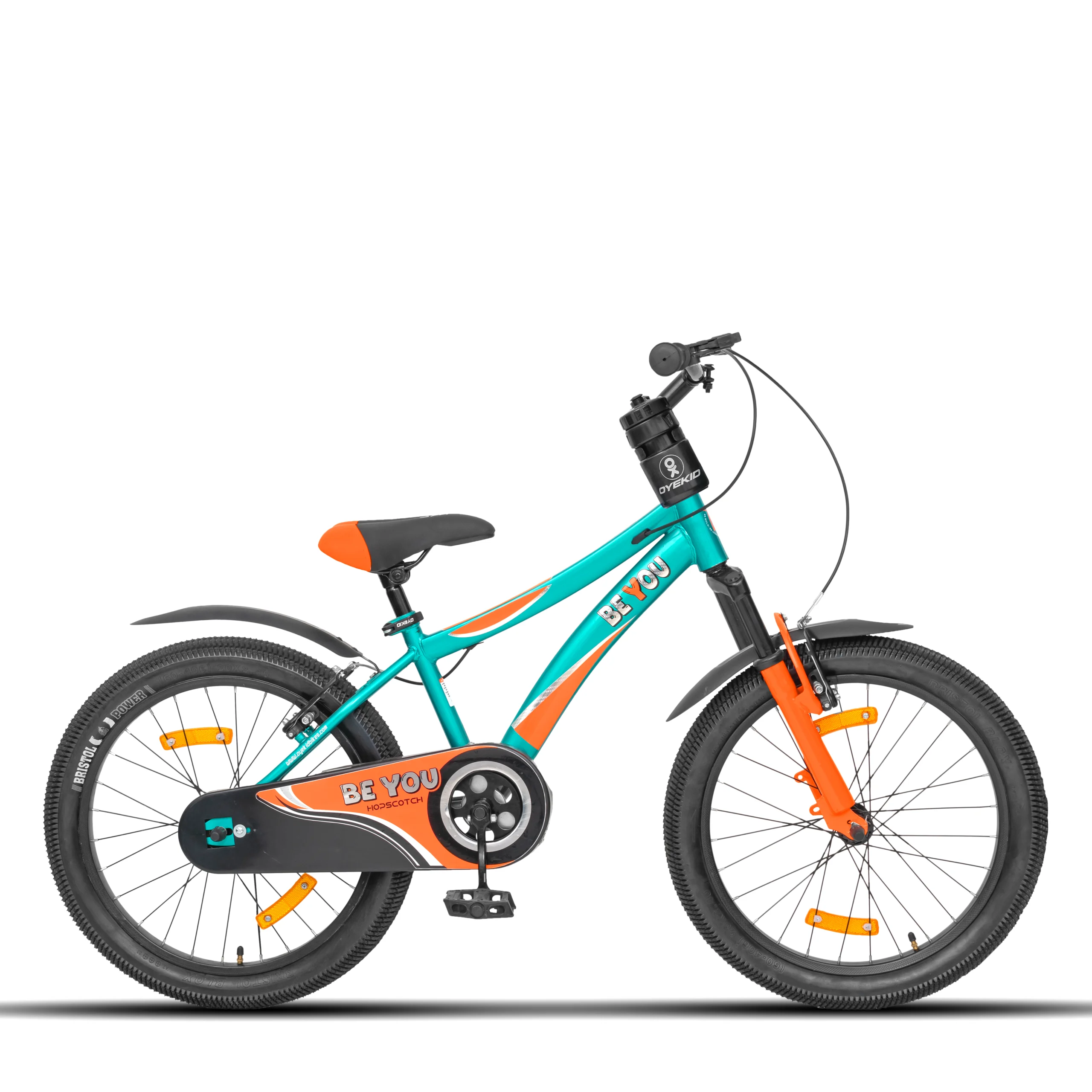 Hopscotch 20T Premium Kids Cycle with Holographic Water Decals Stickers - SUSPENSION
