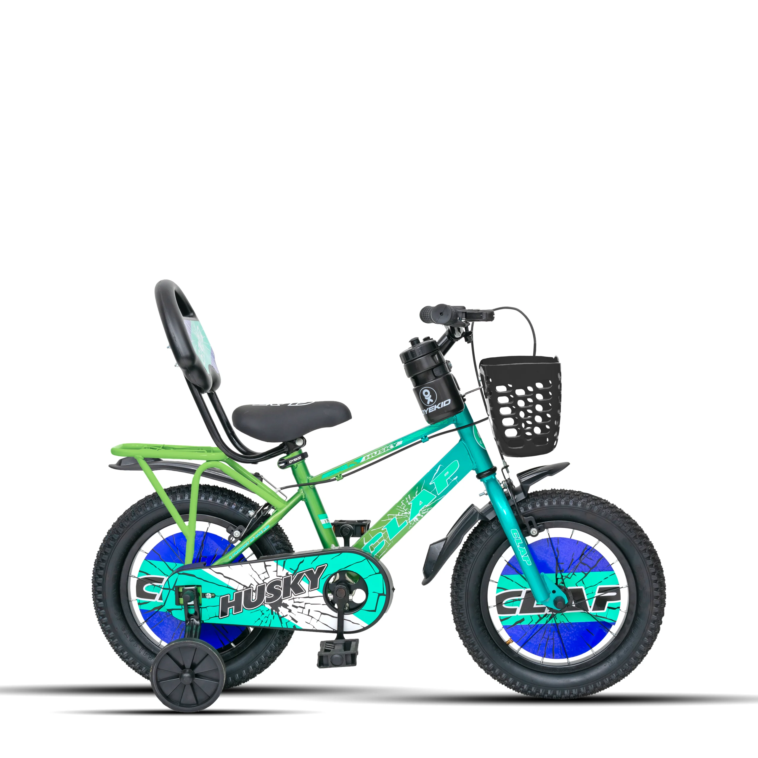 Husky 14T Premium Kids Cycle with in-Built Carrier