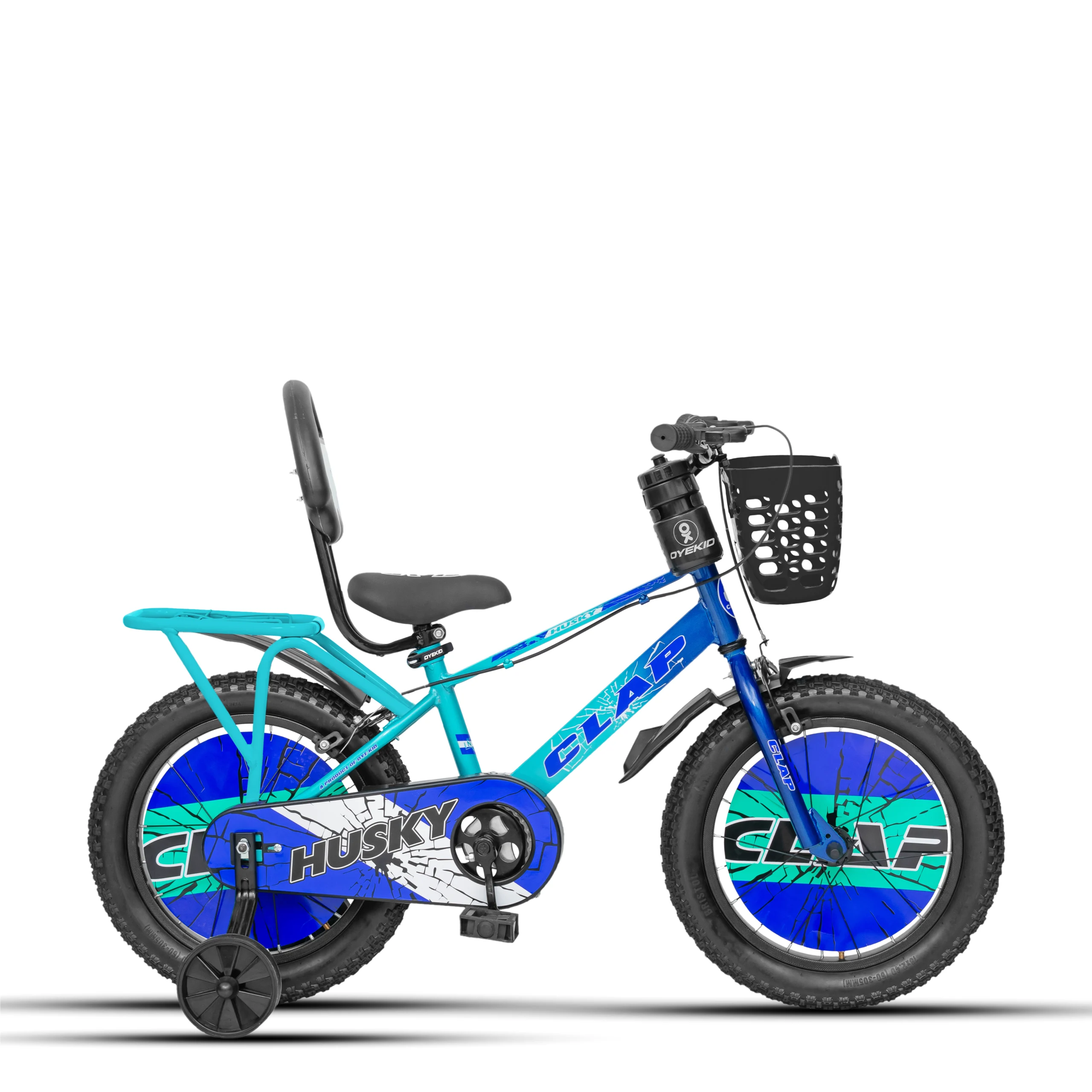 Husky 16T Premium Kids Cycle with in-Built Carrier