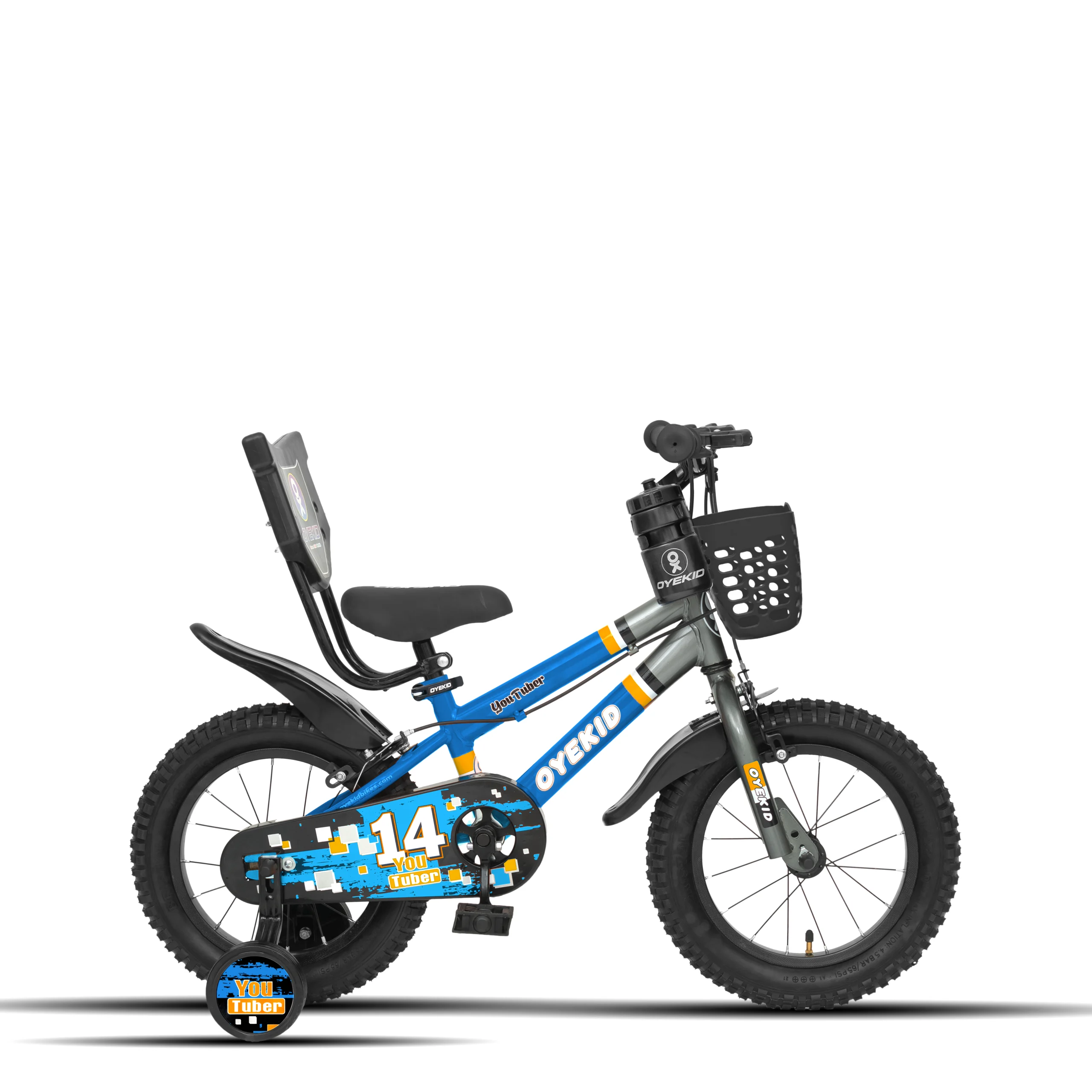 Youtuber 14T Premium Kids Cycle with Backrest